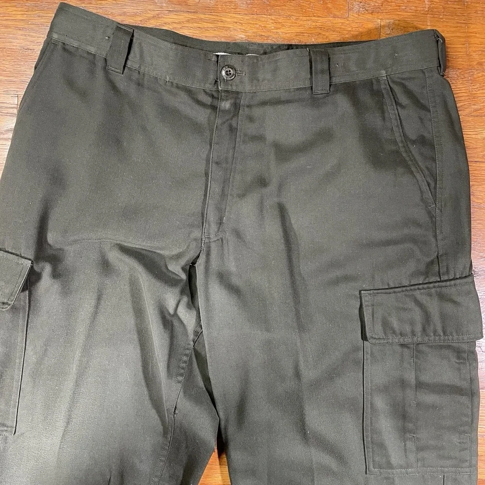 LL Bean Mens Pants 38 x 31 Green Cargo Straight Utility Gorpcore 0GHU4
